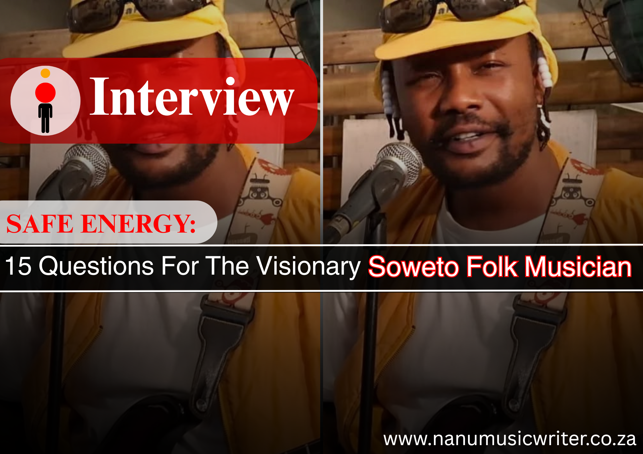 Nanu Music Writer Poster for Interview with Safe Energy
